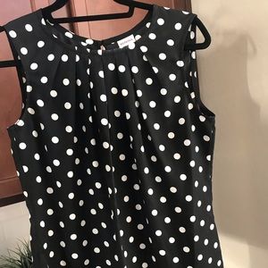 Polka dot tank top